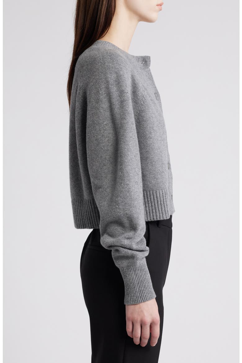 Crop Wool Cardigan, Alternate, color, GREY DUSTY LIGHT