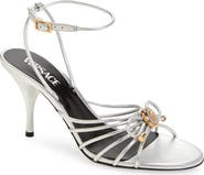 Versace Opera Bow Strappy Ankle Strap Sandal