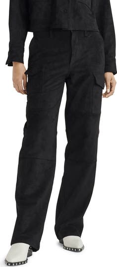 Nora Faux Suede Cargo Pants