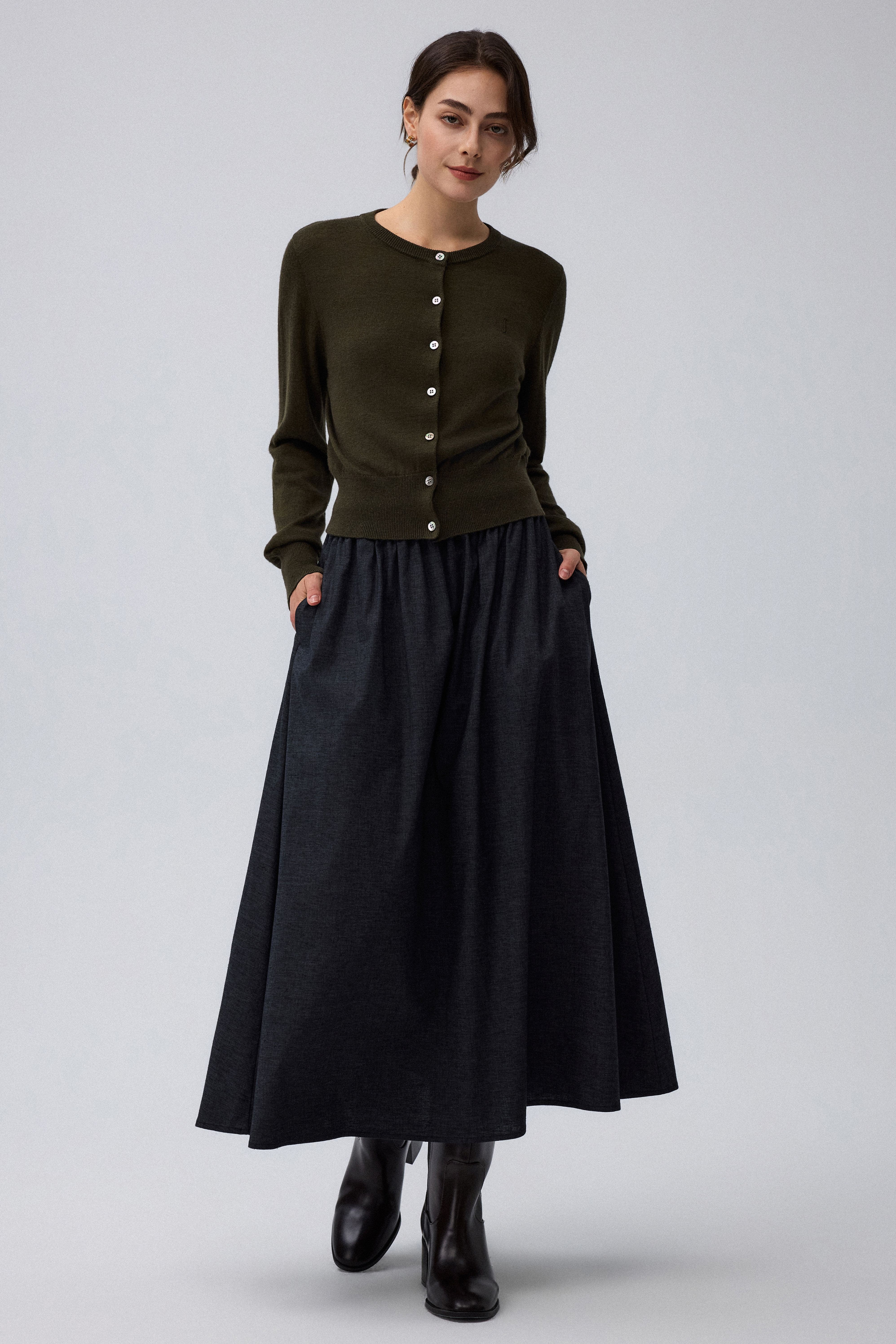 selected washed black
