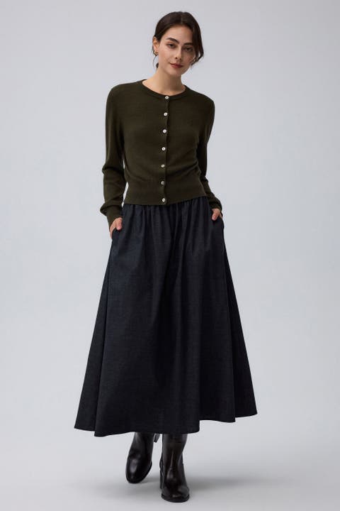 Juana Hemp Blend Maxi Skirt