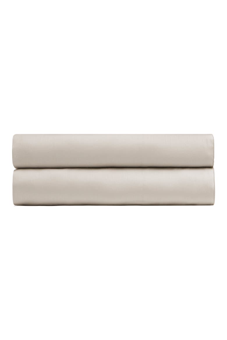 Sateen Fitted Sheet, Main, color, BONE
