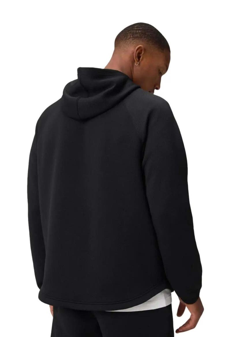 The GridTech Quarter Zip Hoodie, Alternate, color, Black