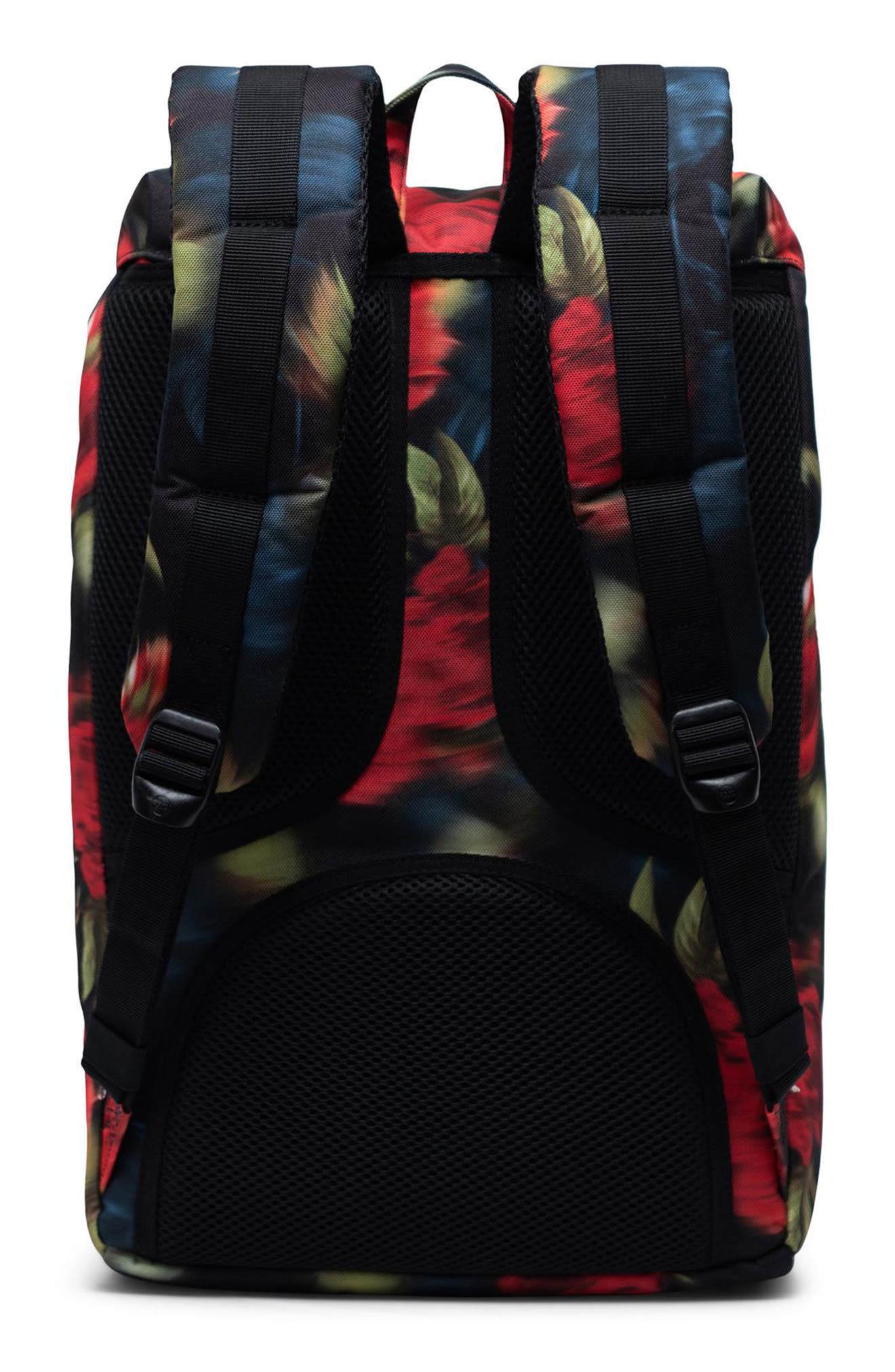Herschel Supply Co. Blurry Rose Print Little America Backpack, Alternate, color, 