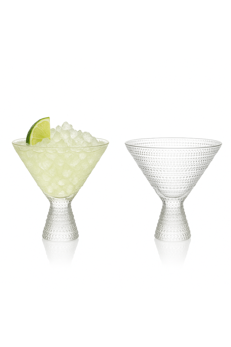 Clear Hobnail Martini Glasses, Set of 6, Main, color, Clear