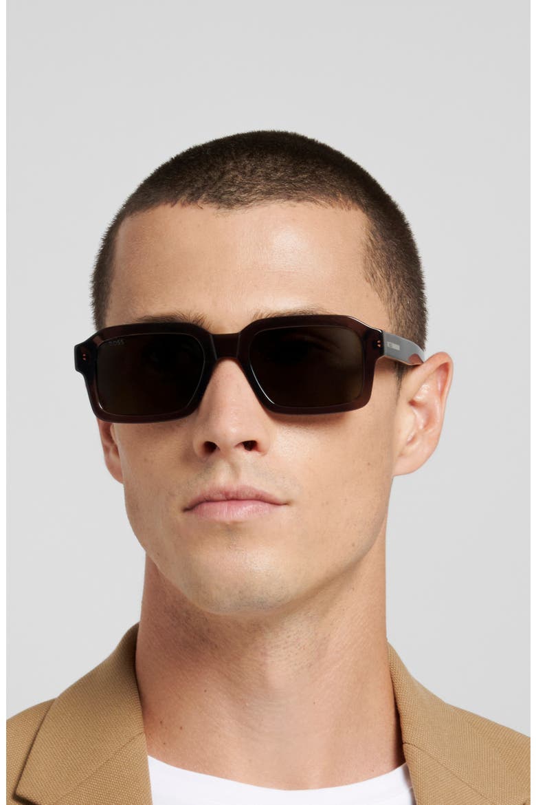 1984/S 54mm Rectangular Sunglasses, Alternate, color, BROWN/ GREY
