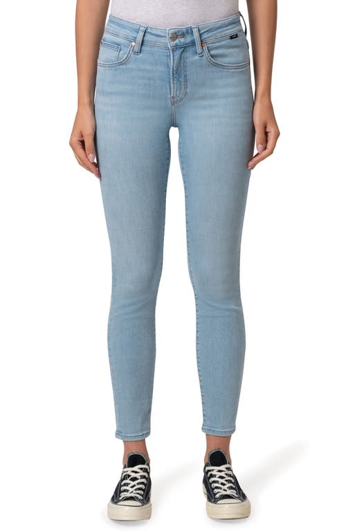 Mavi Jeans Tess High Waist Ankle Skinny Jeans In Light Blue Flex Blue