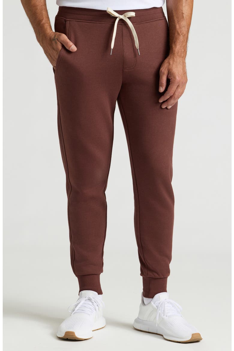 Fleece Joggers, Main, color, CAROB