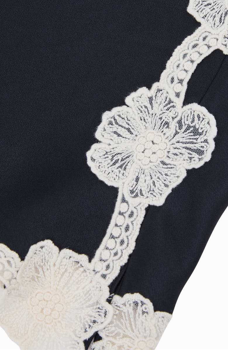 Reiss Doa Lace Detail Camisole, Alternate, color, Navy