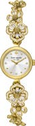 Kate Spade New York monroe floral crystal strap watch, 24mm