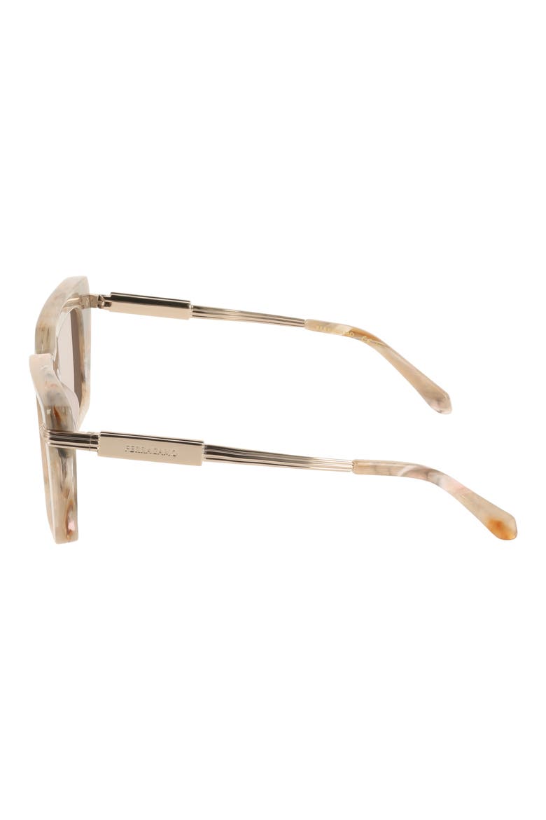 52mm Rectangular Sunglasses, Alternate, color, MARBLE