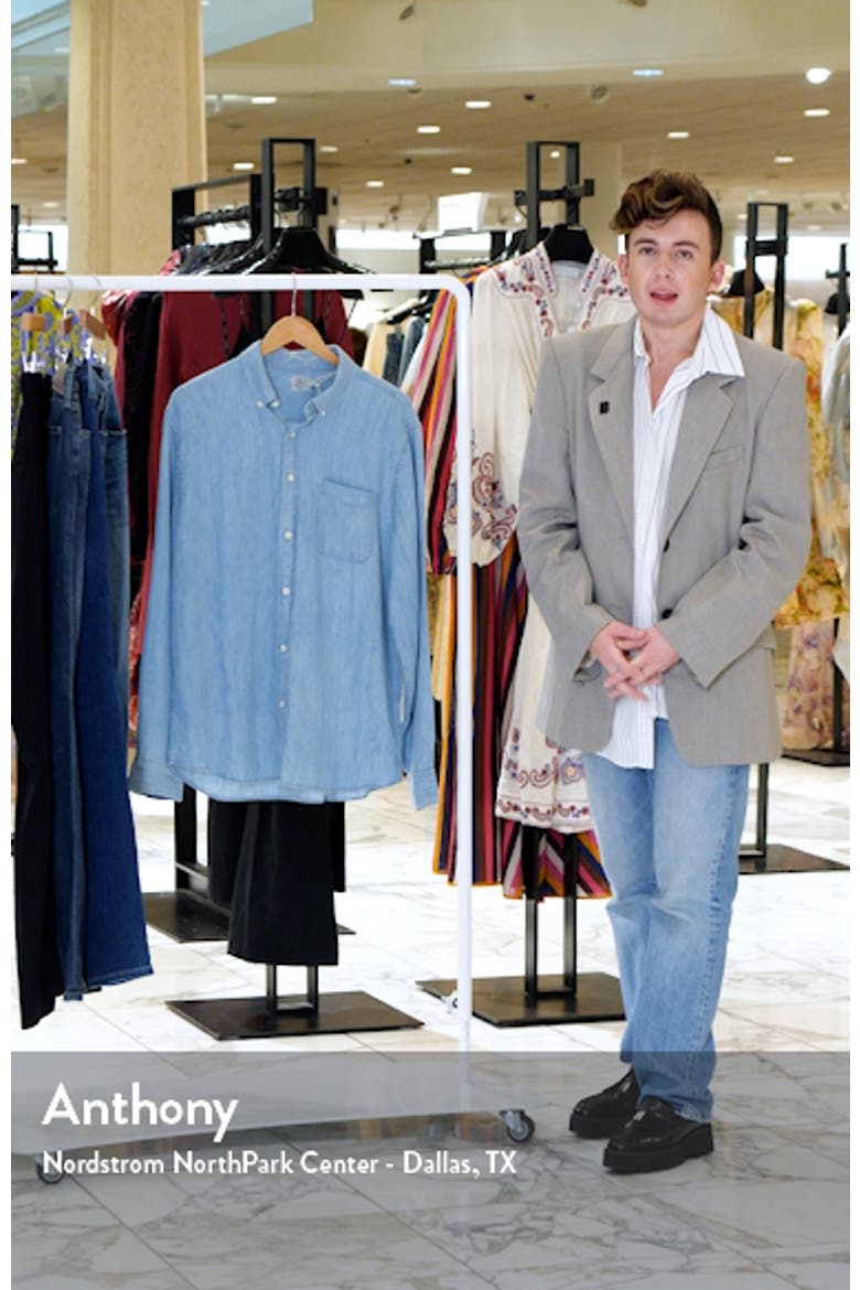 The Tried & True Lyocell & Linen Chambray Button-Up Shirt video