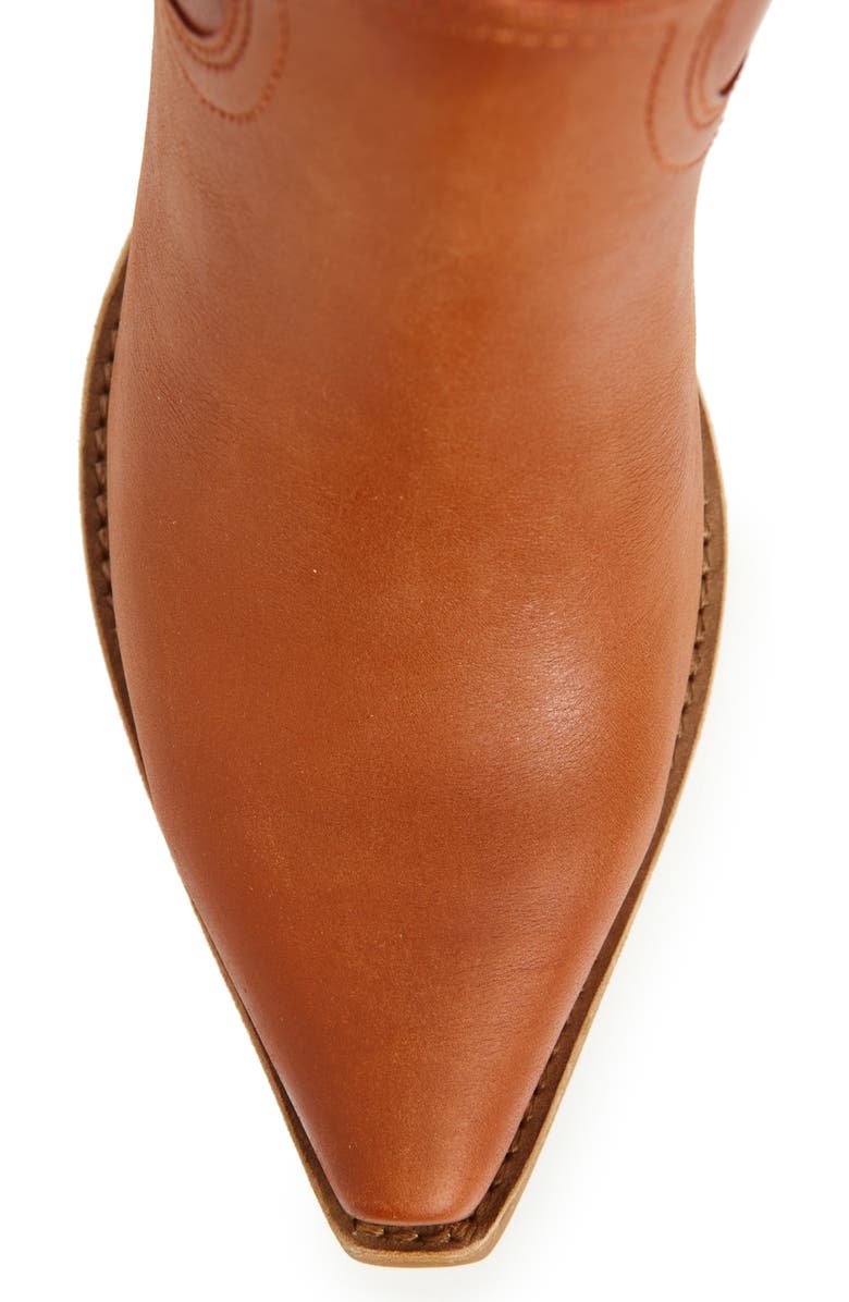 Jeffrey Campbell Rancher Knee High Western Boot, Alternate, color, Tan Sanded