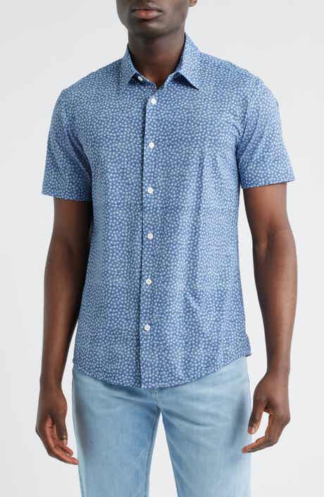 BOSS Roan Ken Short Sleeve Button-Up Shirt