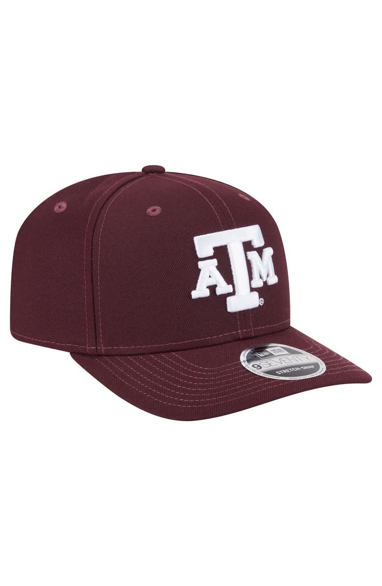 New Era Men's New Era Maroon Texas A&M Aggies Team Collective 9SEVENTY Stretch-Snap Adjustable Hat, Alternate, color, Maroon