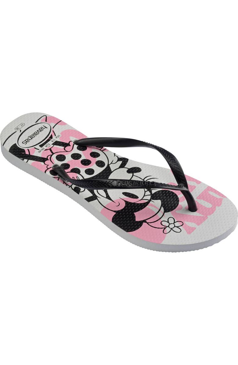 Havaianas x Disney Slim Flip Flop, Main, color,
