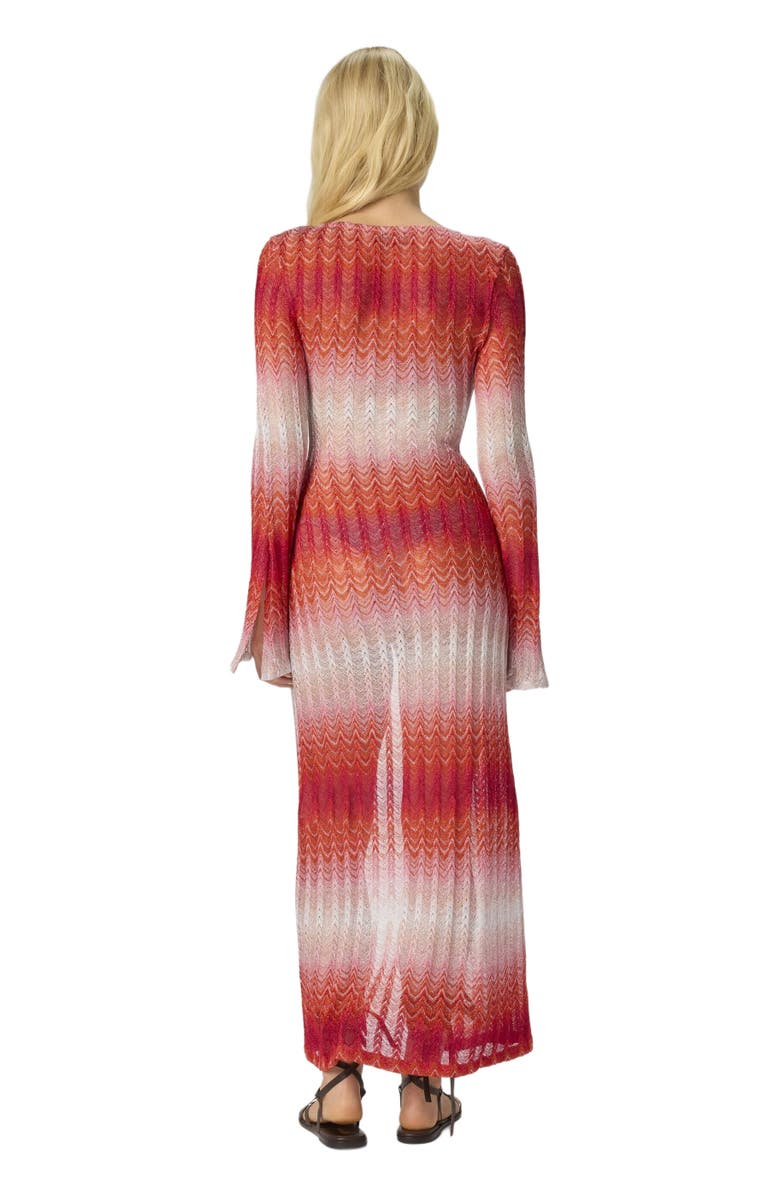 Missoni Long Cover-up With Cut-out Details, Alternate, color, Multicoloured