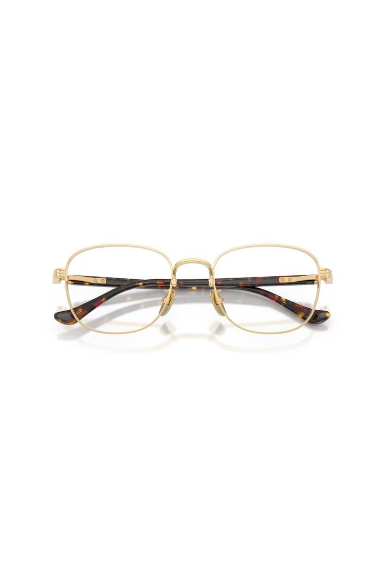 54mm Rectangle optical glasses, Alternate, color, Gold