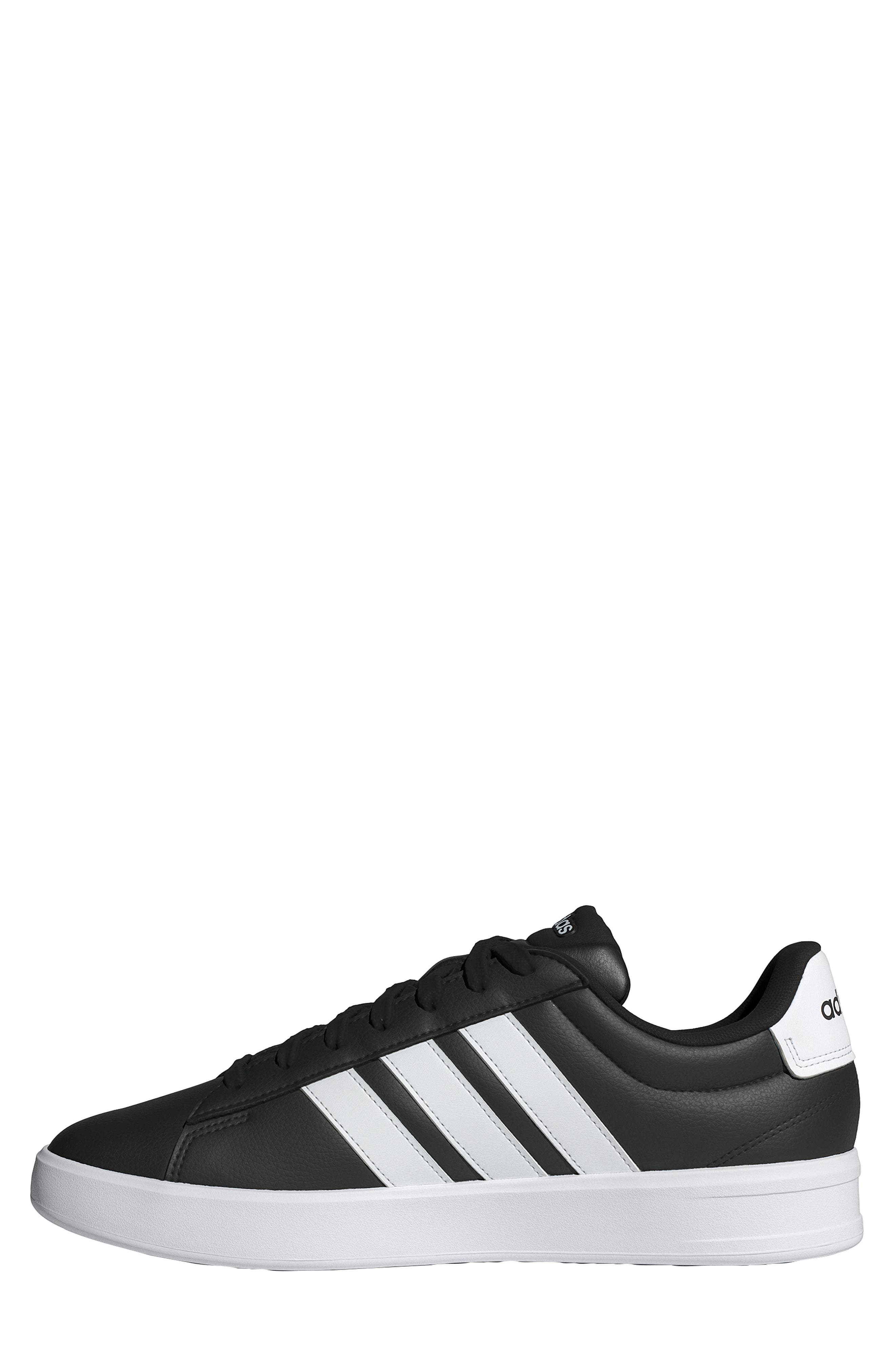 adidas Grand Court 3.0 Sneaker, Alternate, color, Core Black/ White/ White