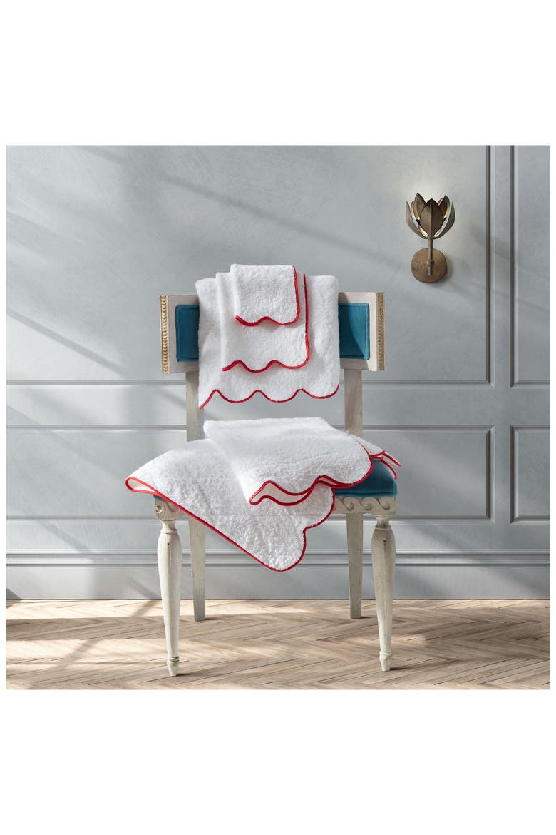 Cairo Scallop Washcloth, Alternate, color, SAND