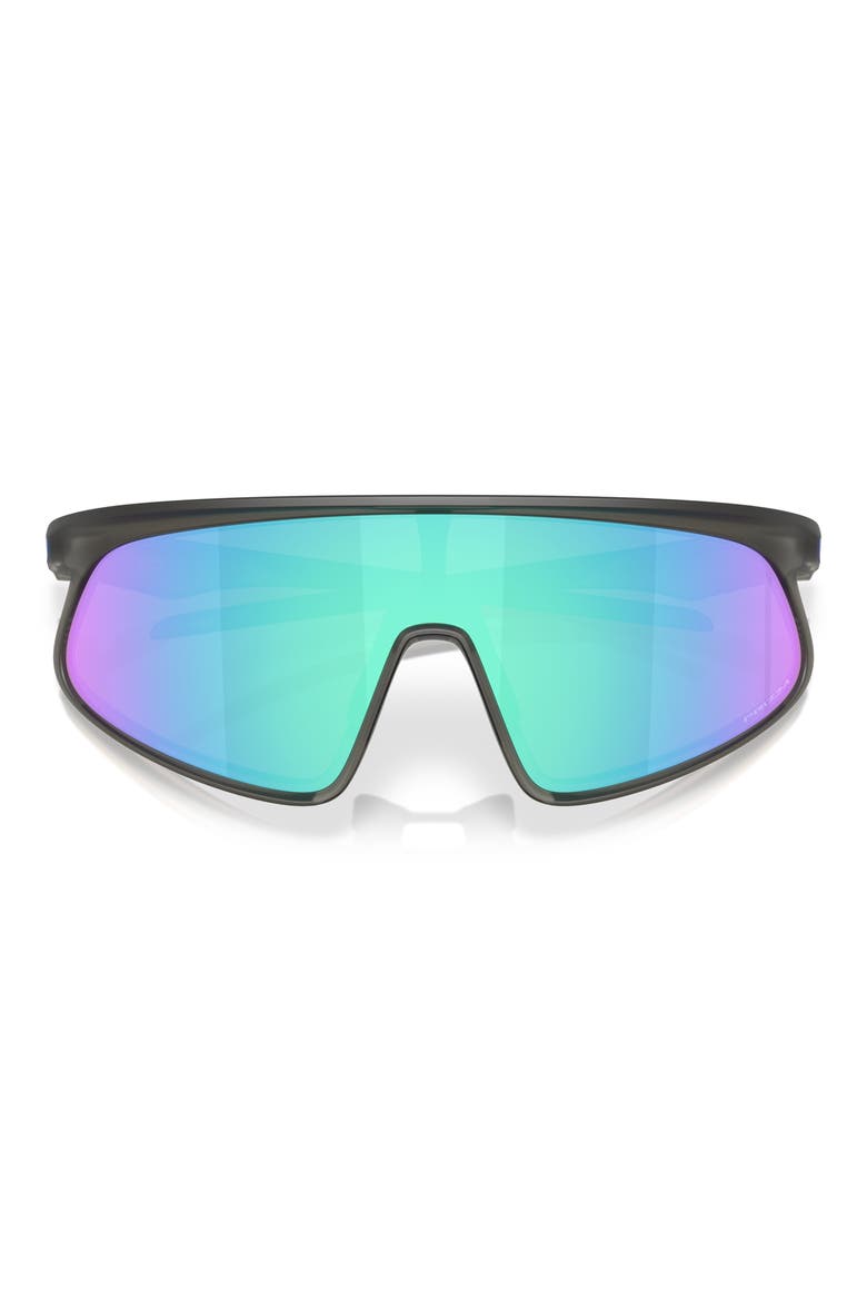 RSLV 149mm Prizm Polarized Shield Sunglasses, Alternate, color, SAPPHIRE