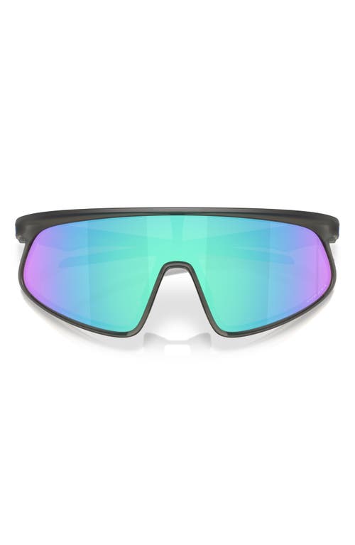 Oakley Rslv 149mm Prizm Polarized Shield Sunglasses In Sapphire