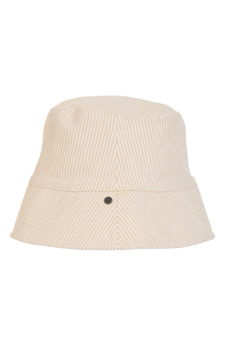 Vince Stripe Canvas Bucket Hat, Alternate, color, Tusk