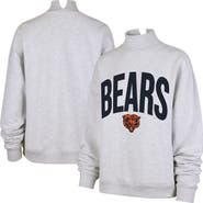 '47 Women's '47 Gray Chicago Bears Subtle Muse Mock Neck Sweatshirt