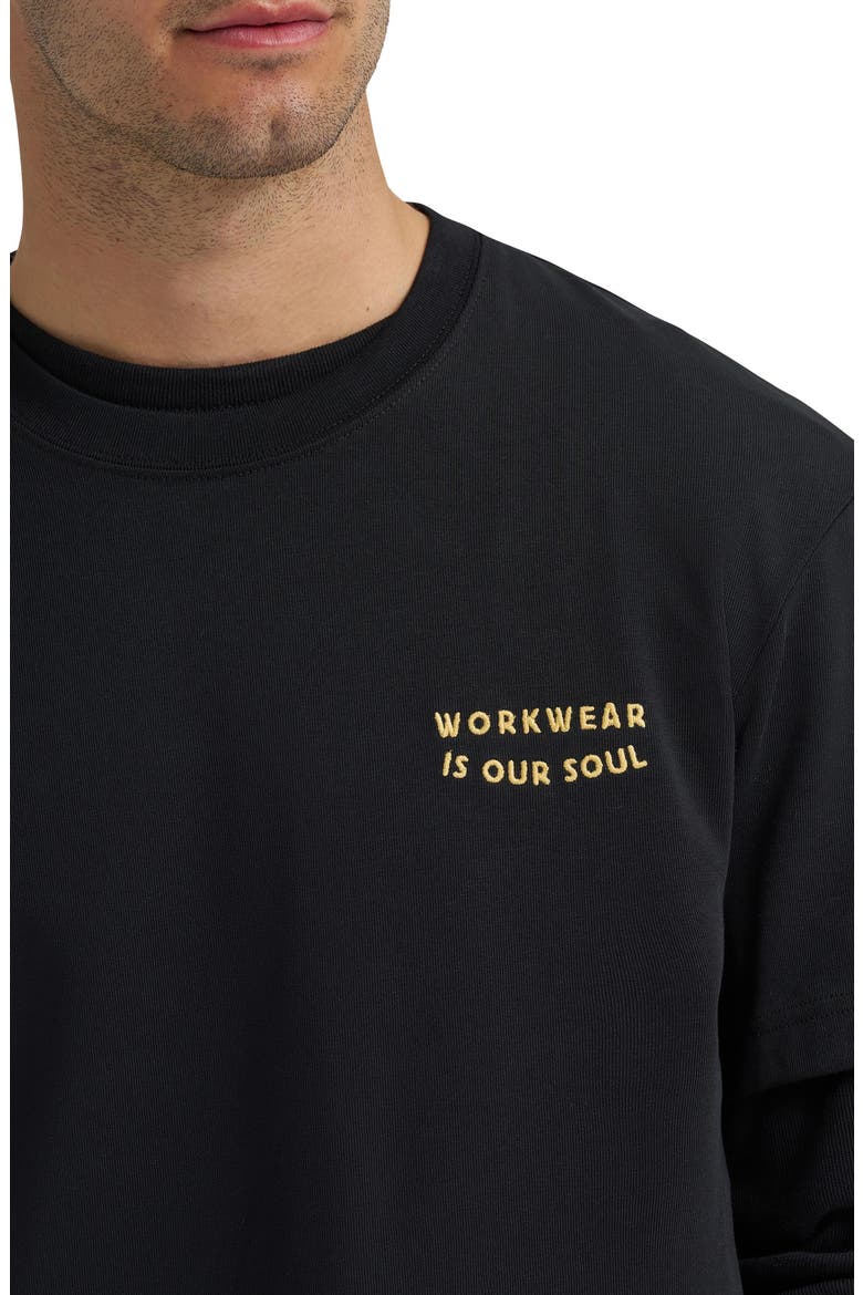 Workwear Uniform Graphic T-Shirt, Alternate, color, BLACK