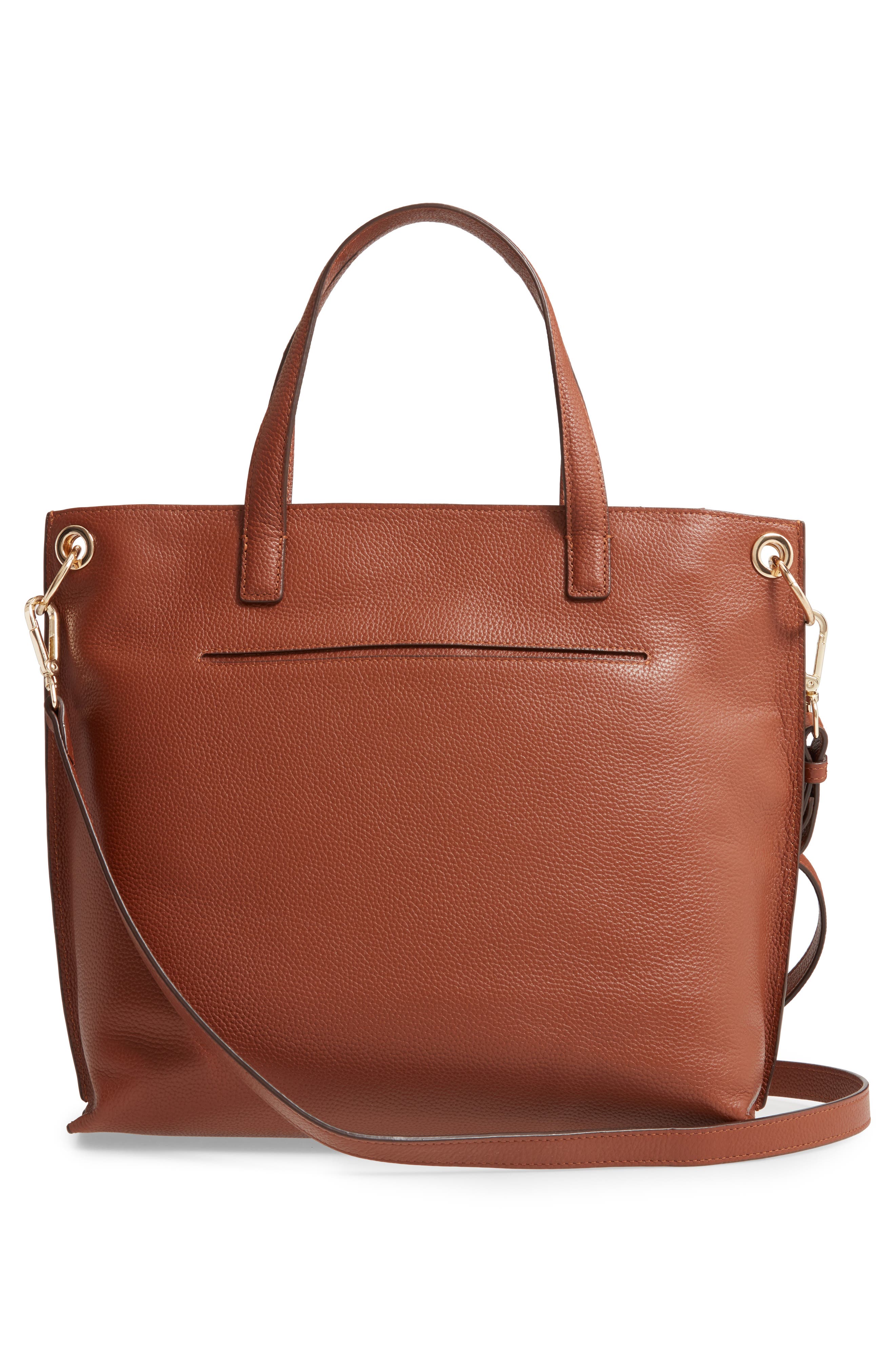Nicole Leather Tote, Alternate, color, BROWN AZTEC