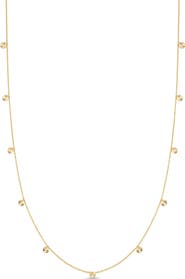 Bony Levy 14K Yellow Gold Disc Station Necklace