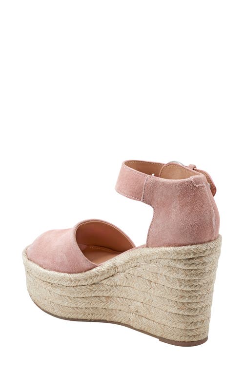 Marc Fisher Ltd Nelly Ankle Strap Wedge Sandal In Light Pink 681