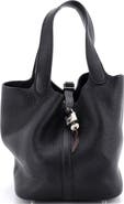 Pre-Owned Hermes Picotin Lock Bag Clemence MM
