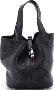 Pre-Owned Hermes Picotin Lock Bag Clemence MM