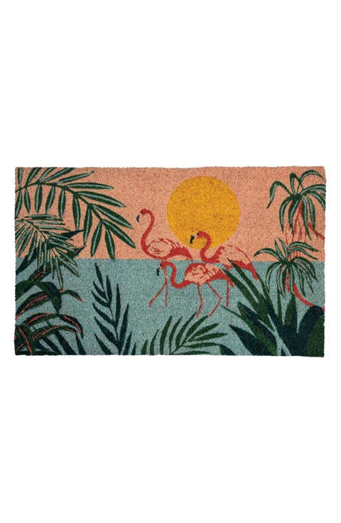 Flamingo Lagoon Doormat