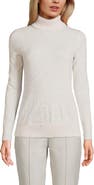 Lands' End Cashmere Turtleneck Sweater