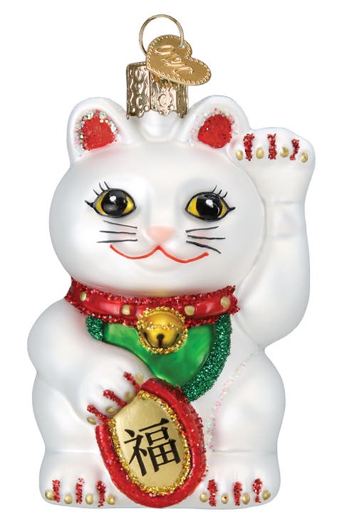 Lucky Cat Ornament