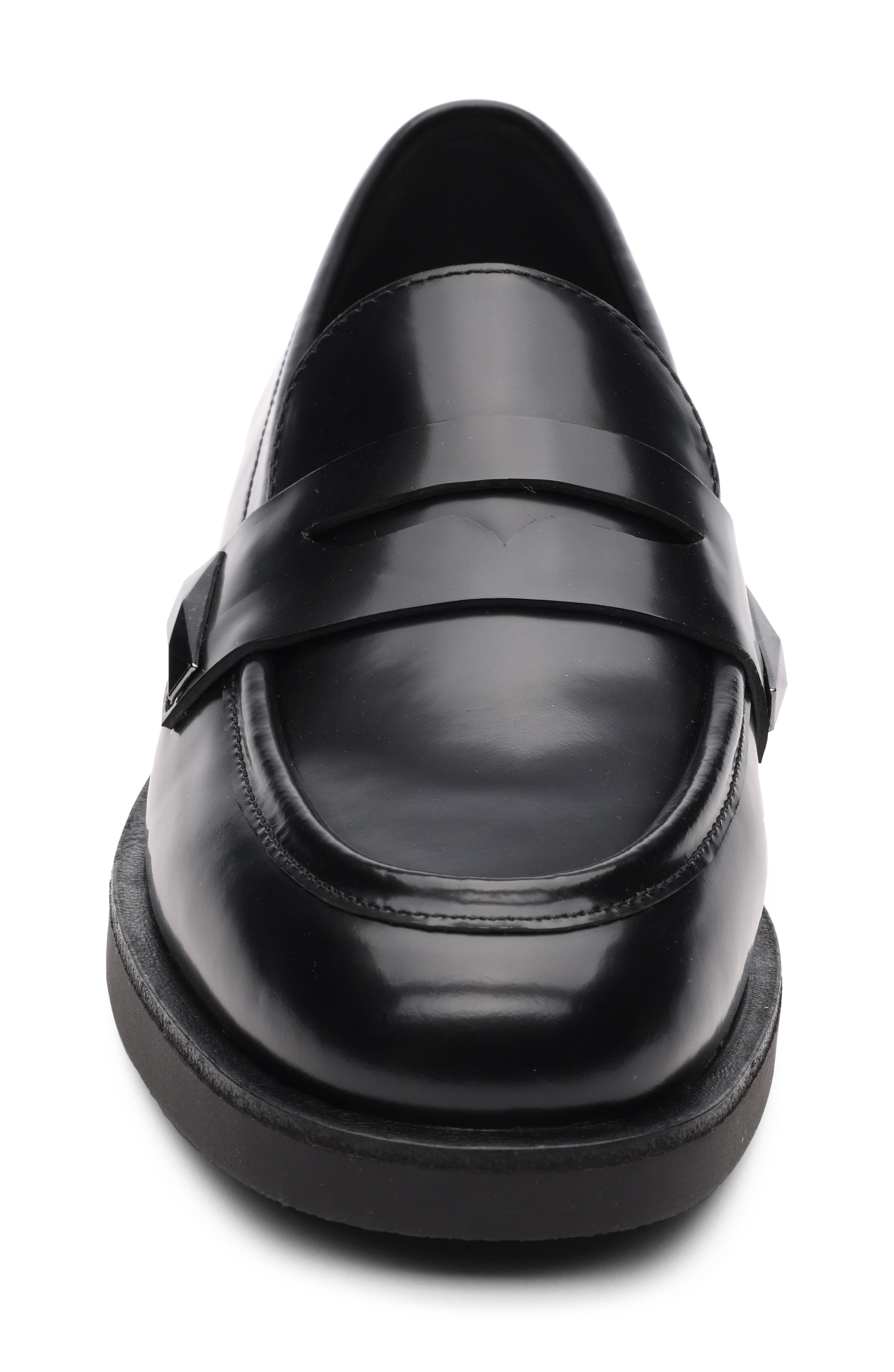 Ash Whisper Stud Penny Loafer, Alternate, color, 