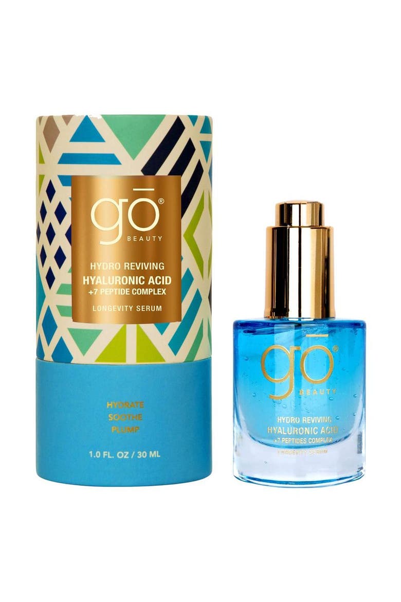 HYDRO REVIVING - 3 Form of Hyaluronic Acid + 7 Peptides Complex, Day Serum 1oz, Main, color, None