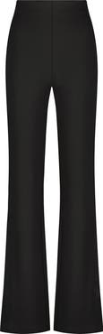 Marcella Pearson Slit Flare Leg Pants