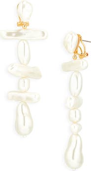 Lele Sadoughi Grand Estate Linear Drop Earrings