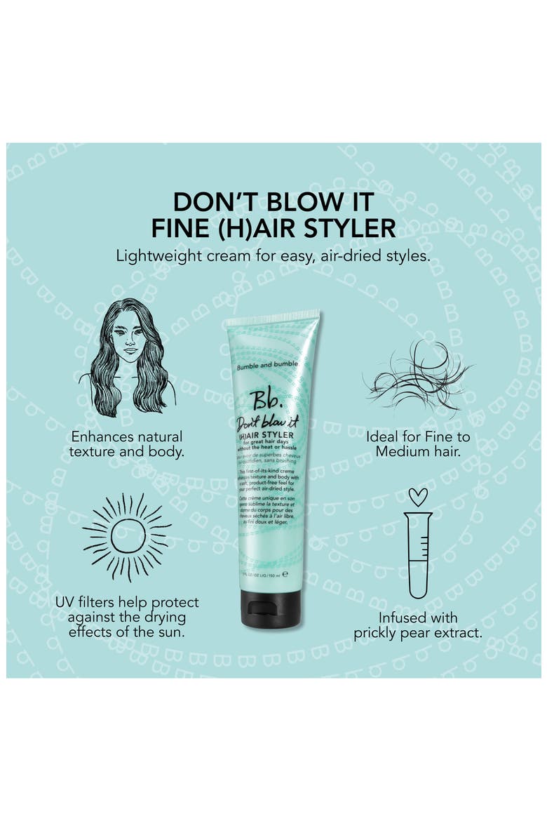 Don't Blow It Fine Hair Styler, Alternate, color, NO COLOR
