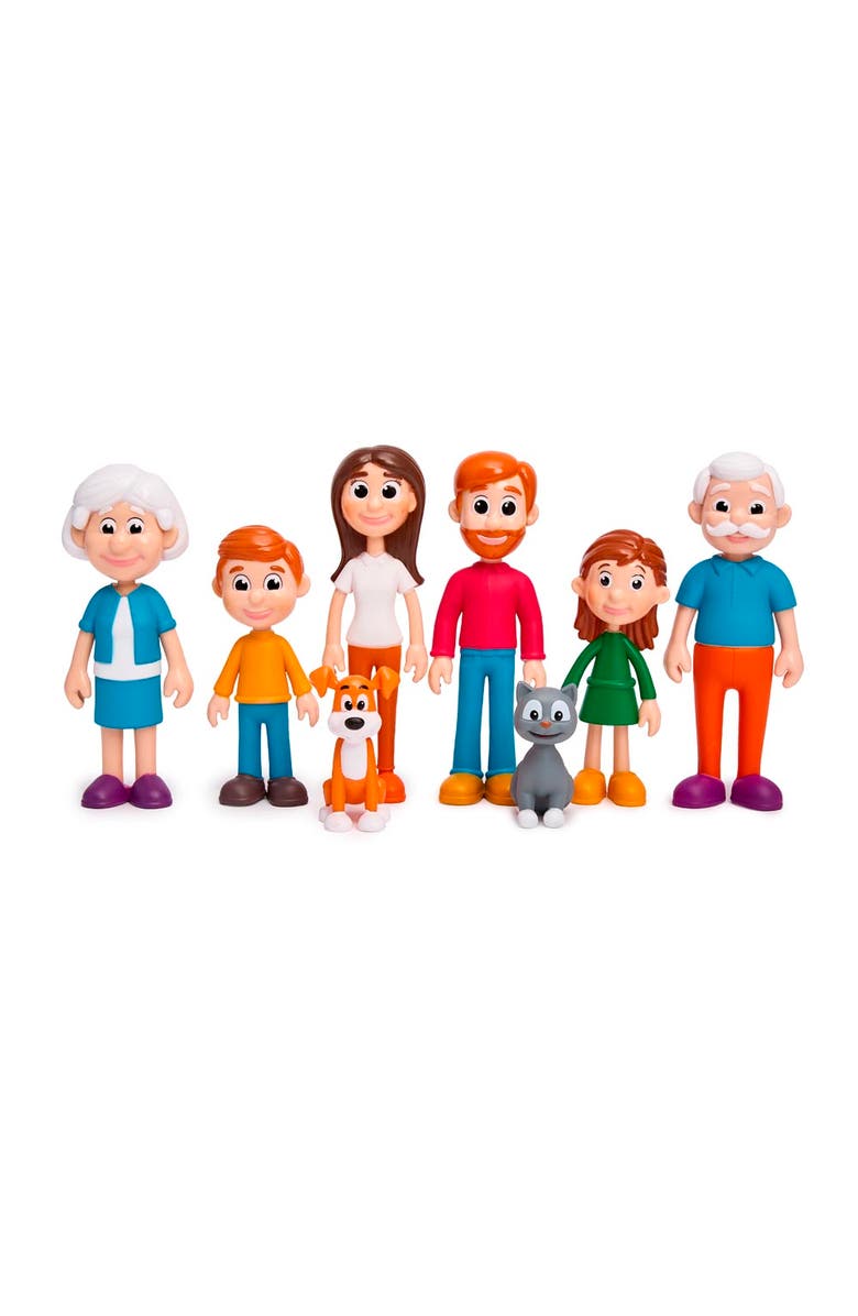 Miniland Light-Skinned Family, Main, color, Multi