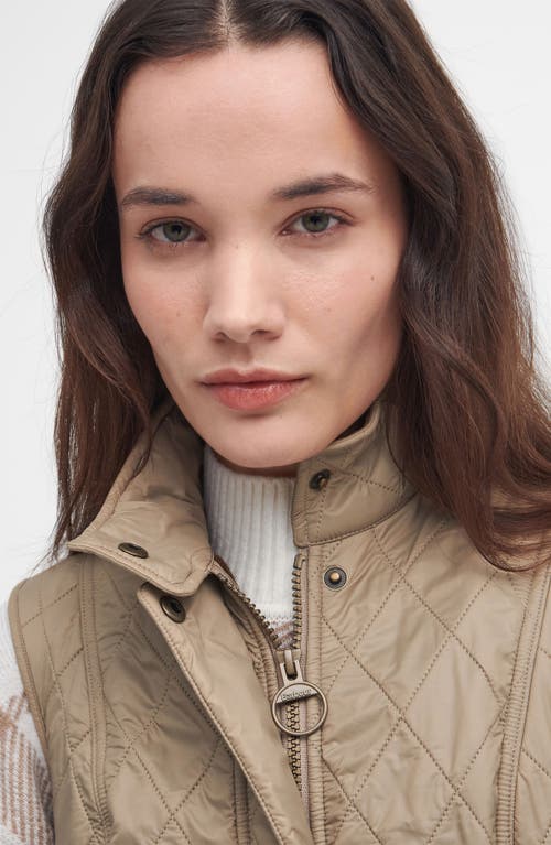 Barbour Wray Fleece Lined Vest In Brown