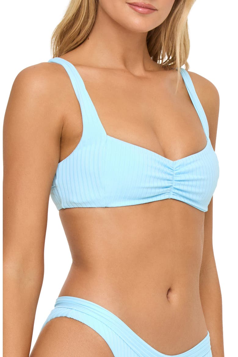 Effie Cutout Bikini Top, Alternate, color, TOURMALINE