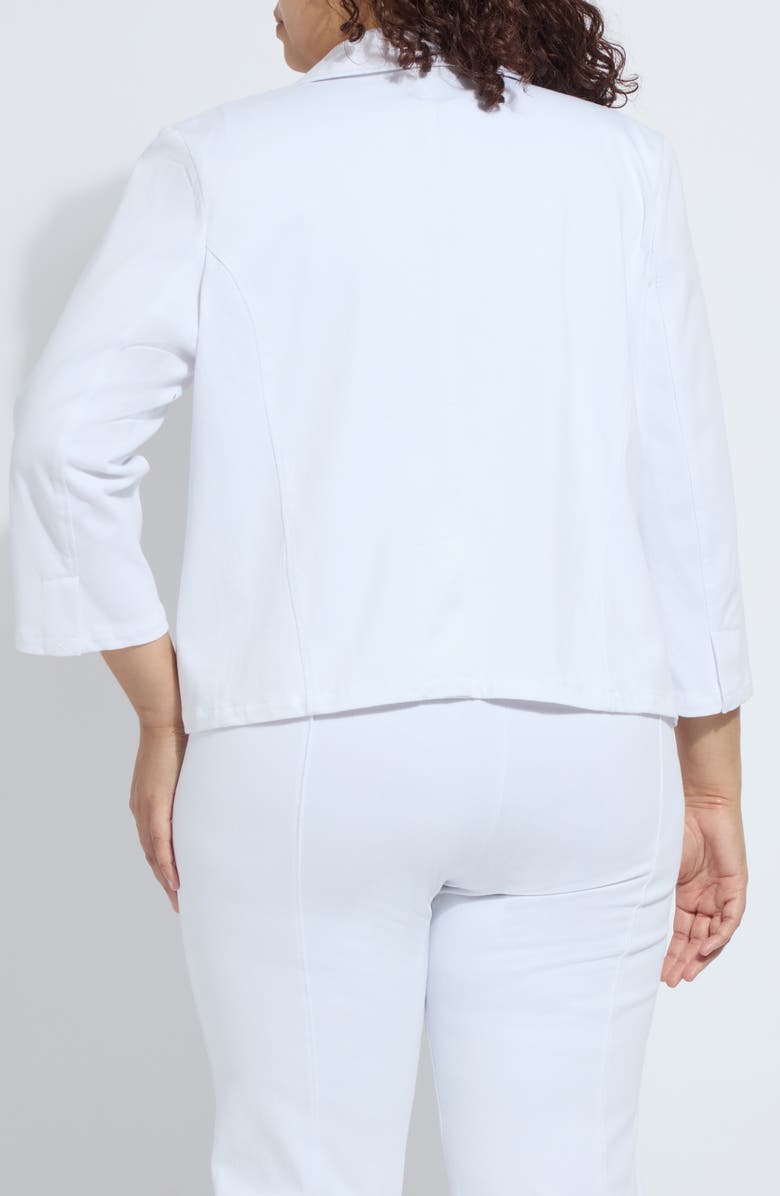 Lysse 'Lyssentials Della Bracelet Sleeve Blazer, Alternate, color, White