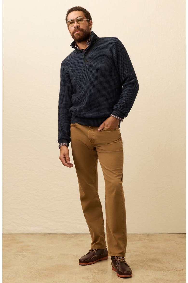 Reserve Classic Fit Stretch Cotton Twill 5-Pocket Pants, Alternate, color, KODIAK BROWN