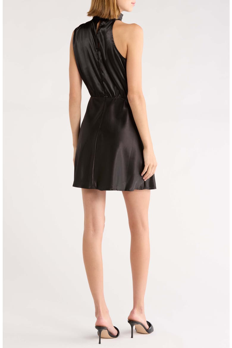 Esmena Sleeveless Minidress, Alternate, color, BLACK