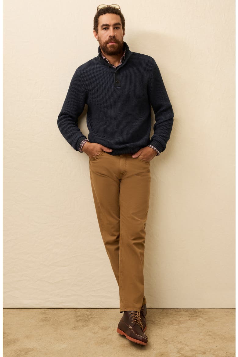 Reserve Classic Fit Stretch Cotton Twill 5-Pocket Pants, Alternate, color, KODIAK BROWN
