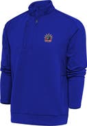 ANTIGUA Men's Antigua Royal New York Rangers Special Edition 2.0 Generation Quarter-Zip Pullover Top